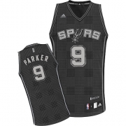 Adidas Tony Parker San Antonio Spurs Swingman Jersey - Rhythm Fashion NBA Jersey - Black