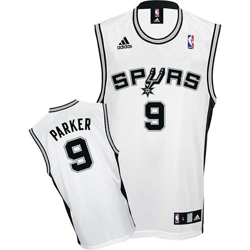 Adidas Tony Parker San Antonio Spurs Home Authentic NBA Jersey - White