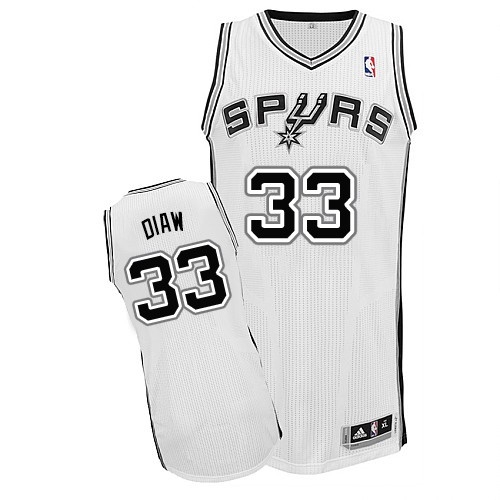 Adidas Boris Diaw San Antonio Spurs Home Authentic NBA Jersey - White