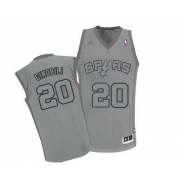 Adidas Manu Ginobili San Antonio Spurs Swingman Big Color Fashion NBA Jersey - Grey