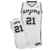 Adidas Tim Duncan San Antonio Spurs Youth Authentic NBA Jersey - White