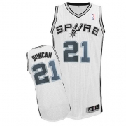 Adidas Tim Duncan San Antonio Spurs Swingman Jersey - Home New Revolution 30 NBA Jersey - White