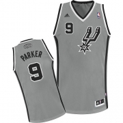 Adidas Tony Parker San Antonio Spurs Swingman Alternate NBA Jersey - Grey