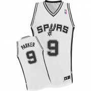 Adidas Tony Parker San Antonio Spurs Authentic Revolution 30 Home NBA Jersey - White
