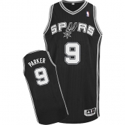 Adidas Tony Parker San Antonio Spurs Authentic Revolution 30 Road NBA Jersey - Black