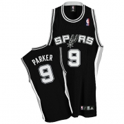 Adidas Tony Parker San Antonio Spurs Road Authentic NBA Jersey - Black
