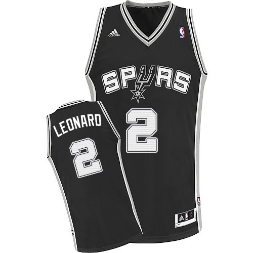 Adidas Kawhi Leonard San Antonio Spurs Road Swingman NBA Jersey - Black