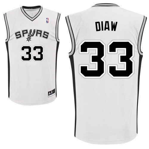 Adidas Boris Diaw San Antonio Spurs Home Swingman NBA Jersey - White