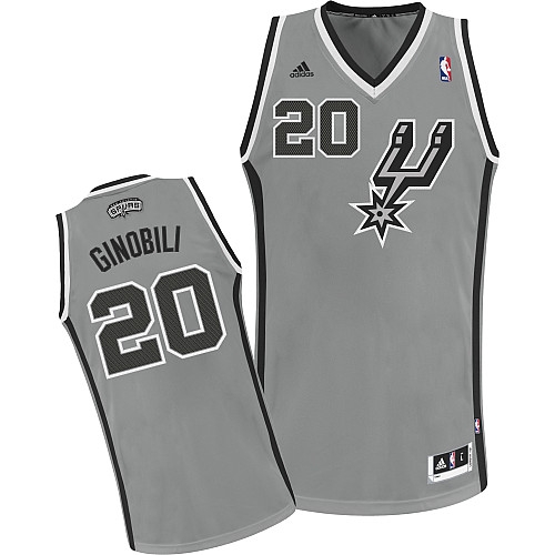 Adidas Manu Ginobili San Antonio Spurs Swingman Alternate NBA Jersey - Grey