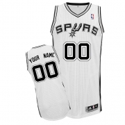 Adidas Customized San Antonio Spurs Authentic Revolution 30 Home NBA Jersey - White