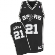 Adidas Tim Duncan San Antonio Spurs Youth Swingman NBA Jersey - Black