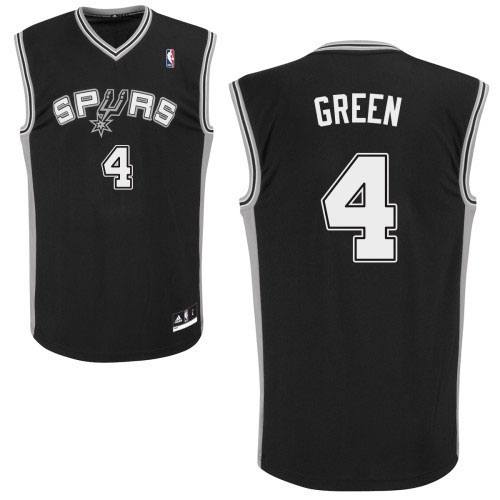 Adidas Danny Green San Antonio Spurs Road Authentic NBA Jersey - Black 