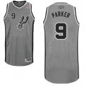 Adidas Tony Parker San Antonio Spurs Authentic Alternate NBA Jersey - Grey